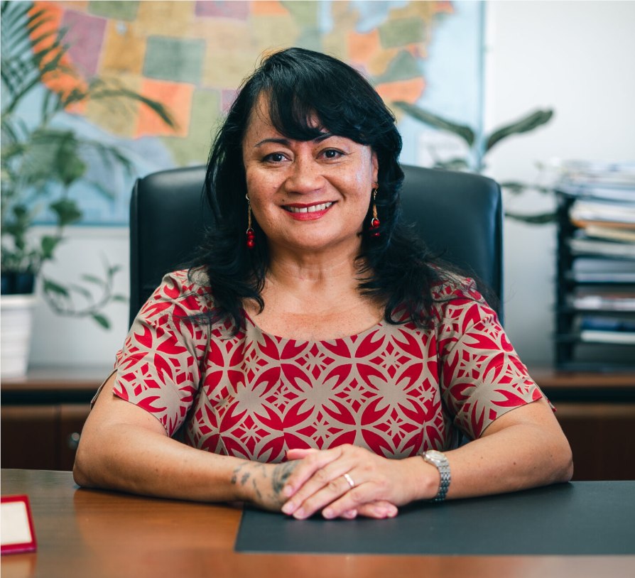 Sandra King Young, candidate for American Samoa's At-Large Delegate seat.